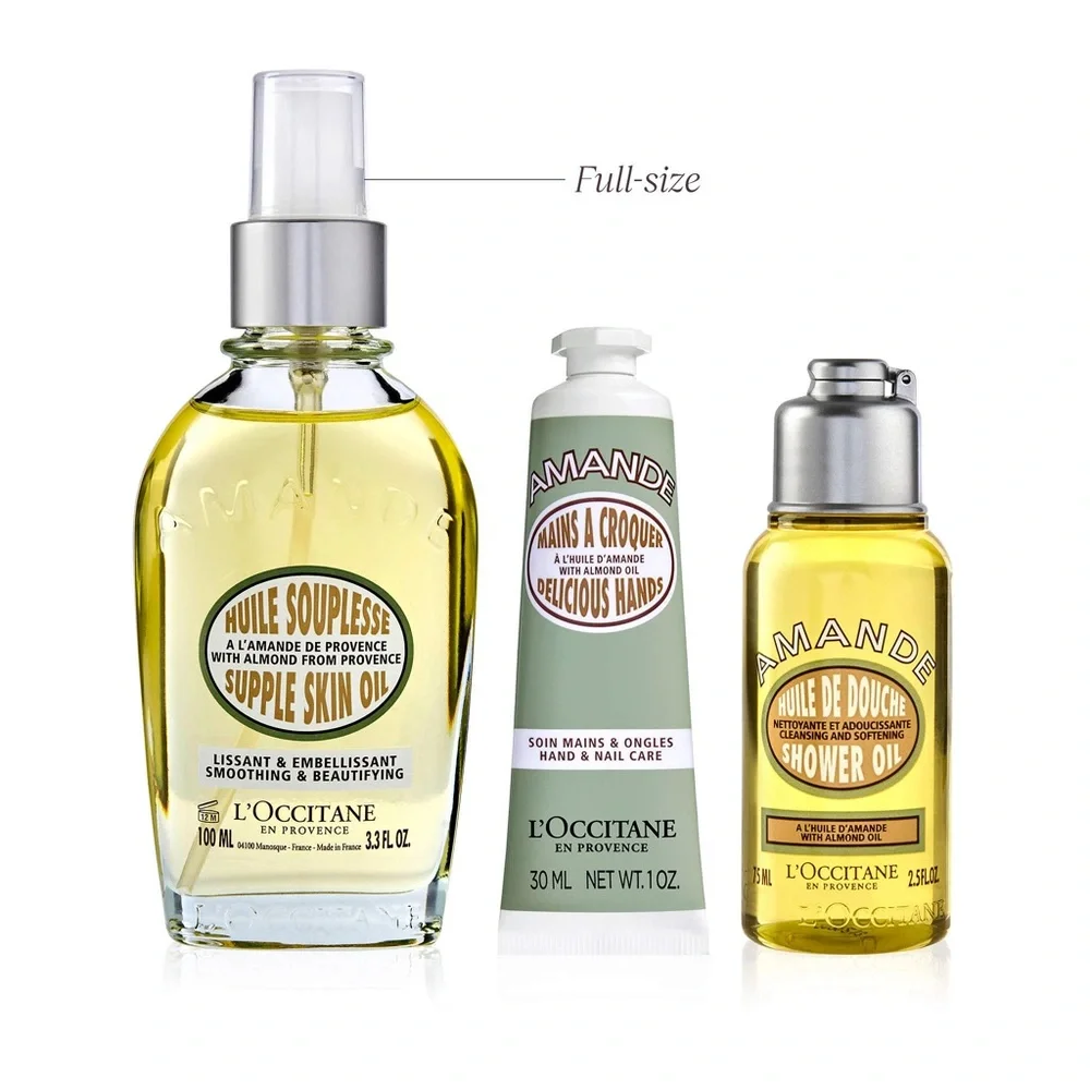 New L'Occitane Almond Forever Body & Hand Gift Set - Picture 2 of 7